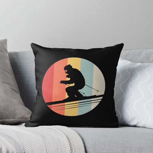 Item preview, Retro Ski Skiing Skier Sunset designed and sold by EstelleStar.