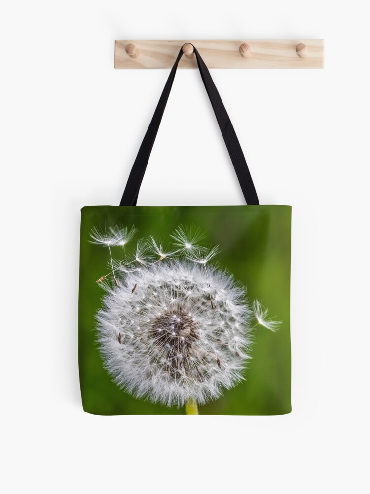 Thumbnail 1 von 2, Stofftasche, Geschenkidee Blume Foto Pusteblume designt und verkauft von Igelchen.