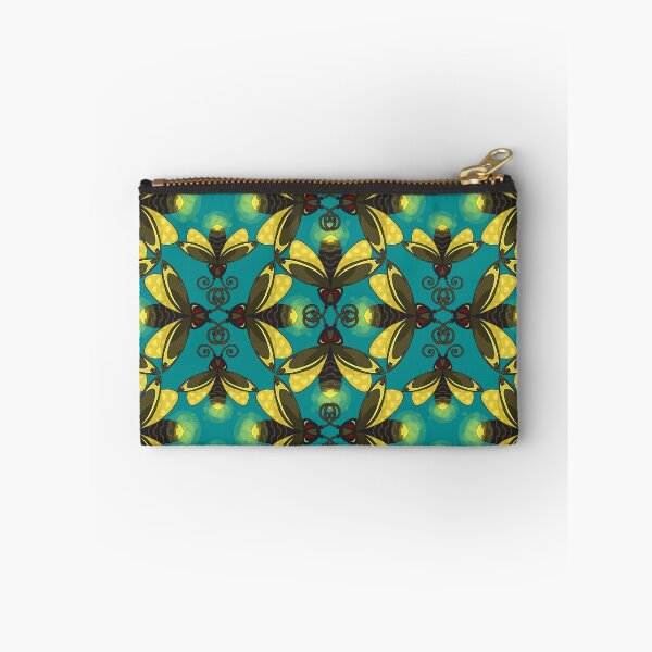 Item preview, Firefly in blue green Damask designed and sold by labrattish.