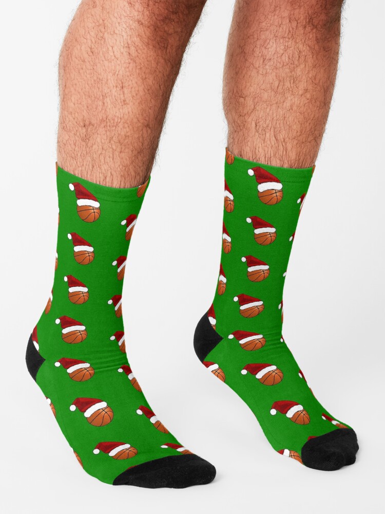 "Christmas Basketball" Socks for Sale by Gravityx9 Redbubble