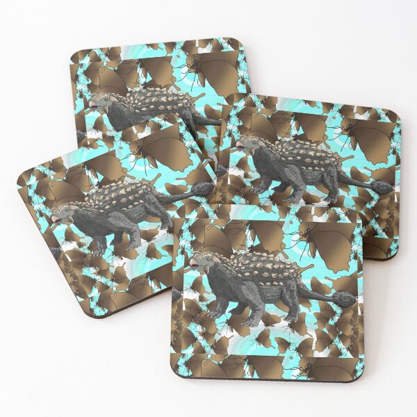 Item preview, Dinosaur Ankylosaurus And Butterflies designed and sold by joanstratton.