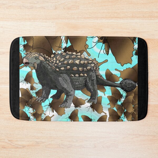 Item preview, Dinosaur Ankylosaurus And Butterflies designed and sold by joanstratton.