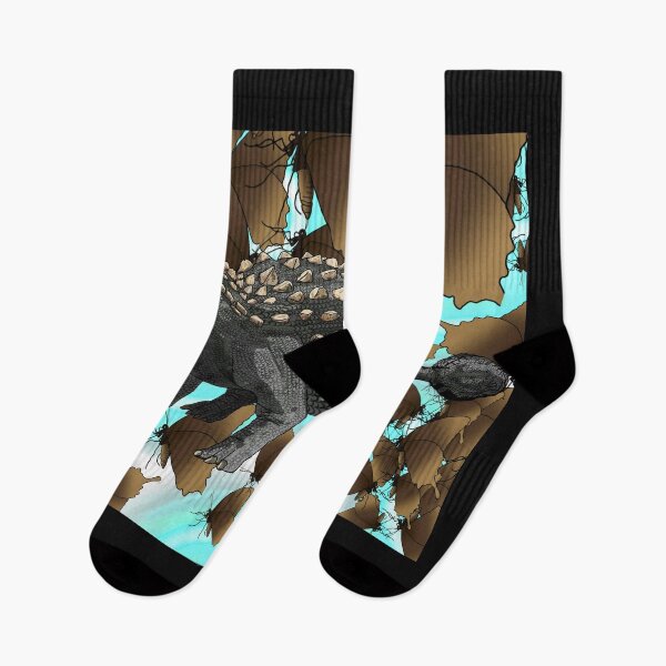 Item preview, Dinosaur Ankylosaurus And Butterflies designed and sold by joanstratton.