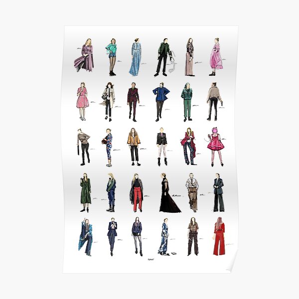 la víspera de la matanza se ve la moda villanelle Póster
