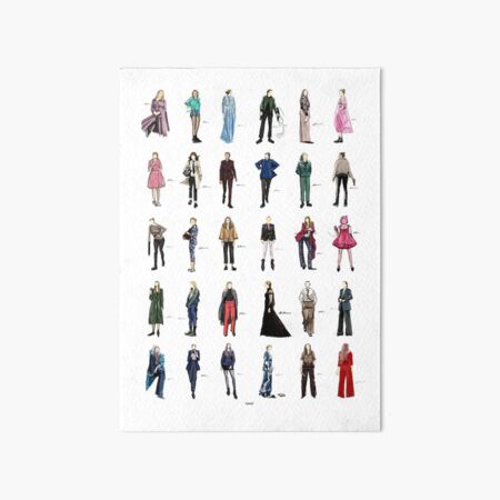 tuer Eve Villanelle la mode ressemble version2 Impression rigide