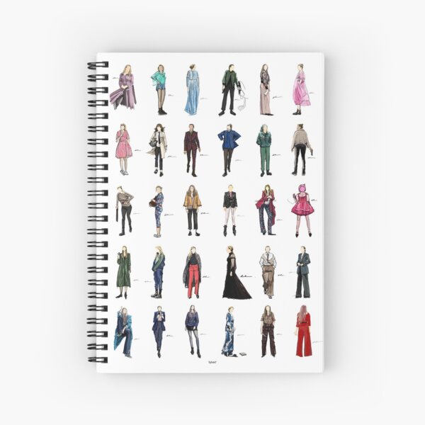 killing eve villanelle fashion looks version2 Spiral Notebook