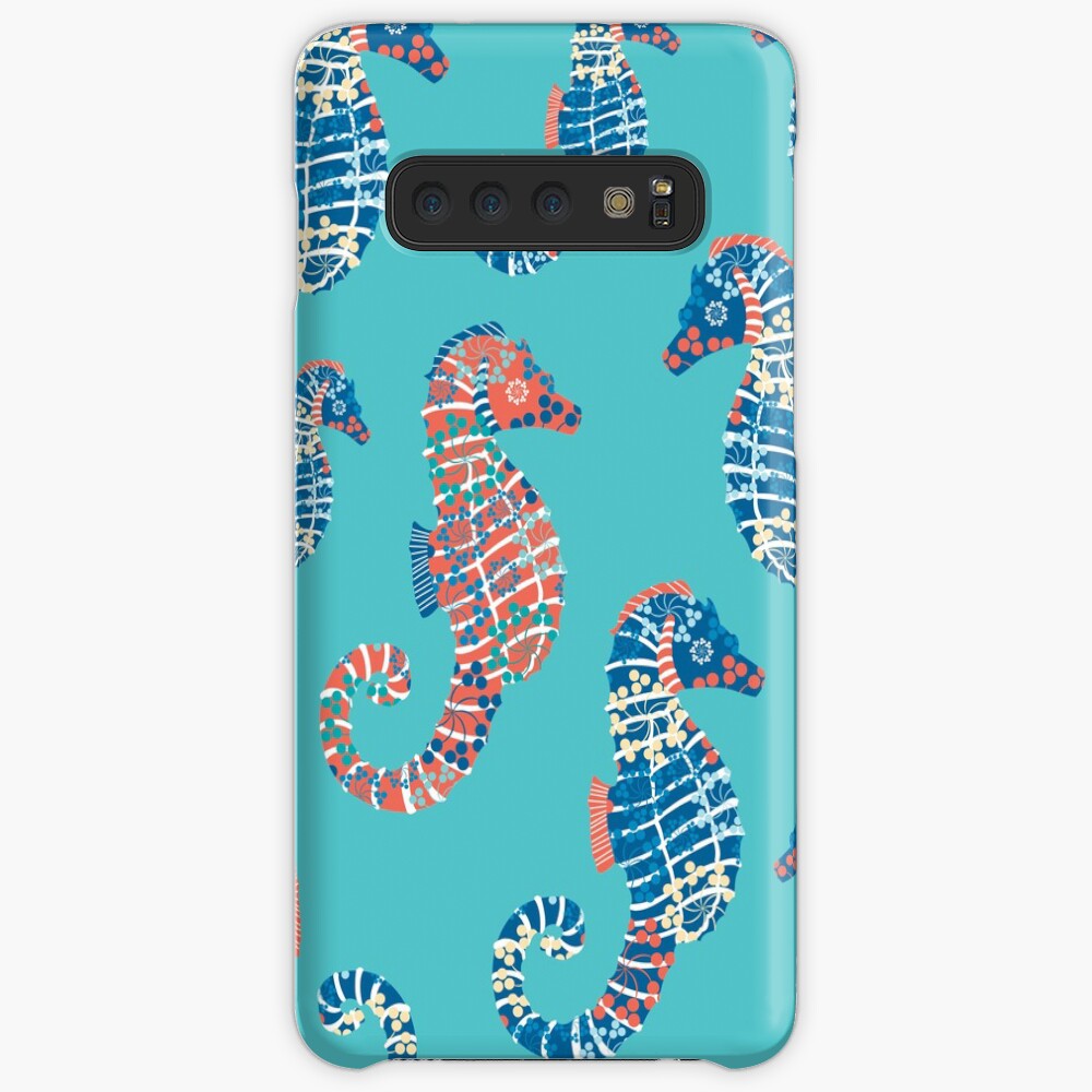 Seahorses Marine Coral Texture Case & Skin for Samsung Galaxy