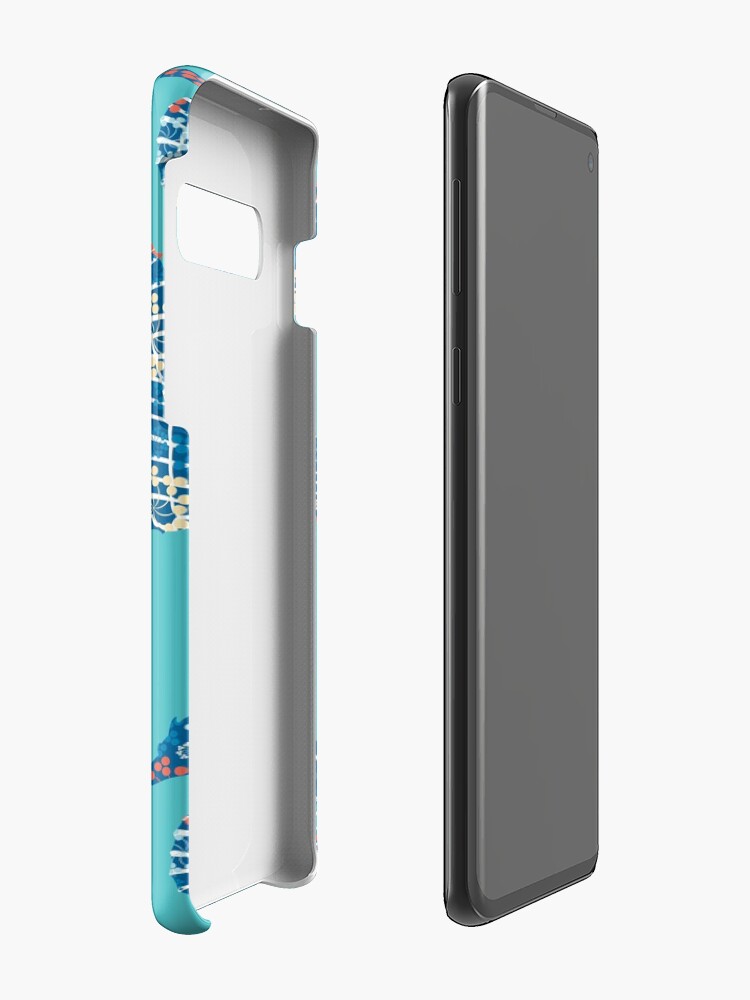 Alternate view of Seahorses Marine Coral Texture Case & Skin for Samsung Galaxy