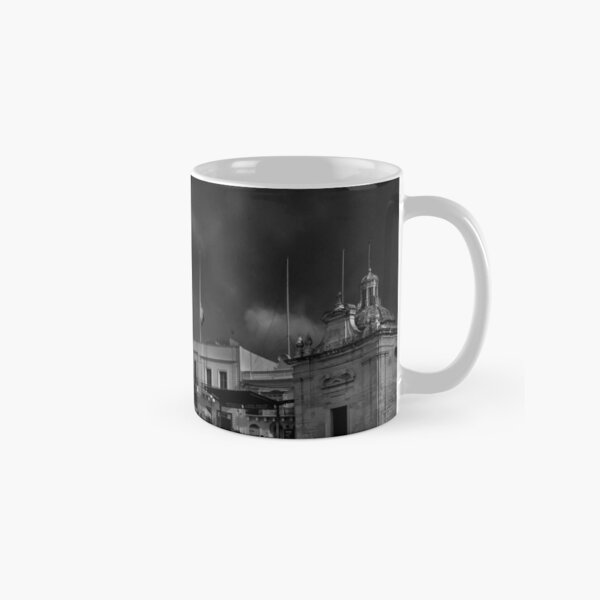 Siggiewi Main Square Malta -- Monochrome Classic Mug