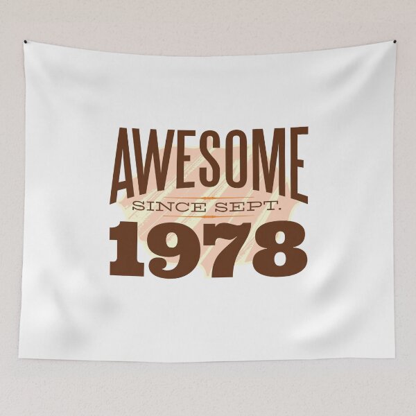 Item preview, awesome since 1978, year of birth designed and sold by DerSenat.