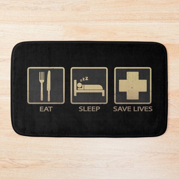Item preview, Eat Sleep Save Lives designed and sold by PulpyCrap.