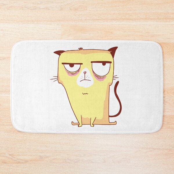 Item preview, angry yellow cat designed and sold by DerSenat.