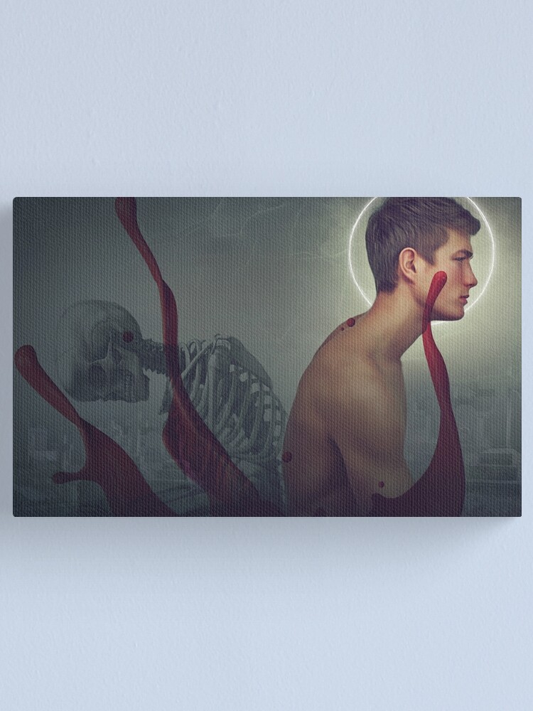 Alternate view of angel of death Canvas Print