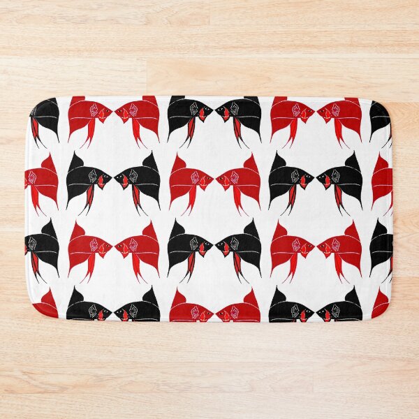 Item preview, Betta red and Betta black flaring up designed and sold by Nosnah.