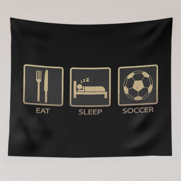 Item preview, Eat Sleep Soccer designed and sold by PulpyCrap.