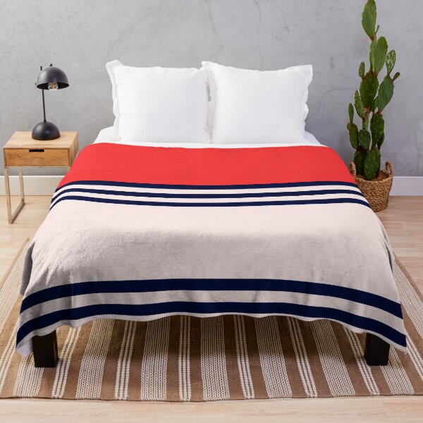 Item preview, Red Retro Striped designed and sold by TM Selvam.