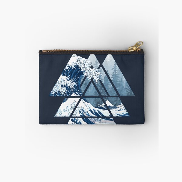 Item preview, The Great Sacred Geometry Triangles - Misty Forest Wave designed and sold by maryedenoa.