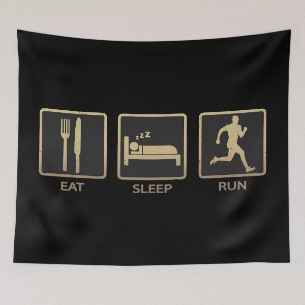 Item preview, Eat Sleep Run designed and sold by PulpyCrap.
