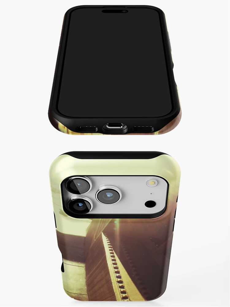 Thumbnail 3 of 4, iPhone Case, orange shadows designed and sold by squidcode.