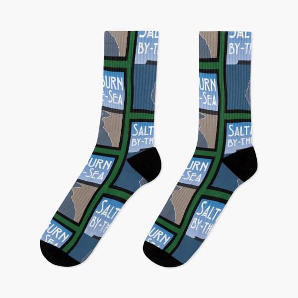 Item preview, NDVH Saltburn Beach - Art Deco designed and sold by Nik’s T-Shirts.