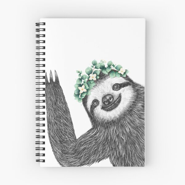 Item preview, Sloth with eucalyptus designed and sold by Valeriya Korenkova Kodamorkovkart.