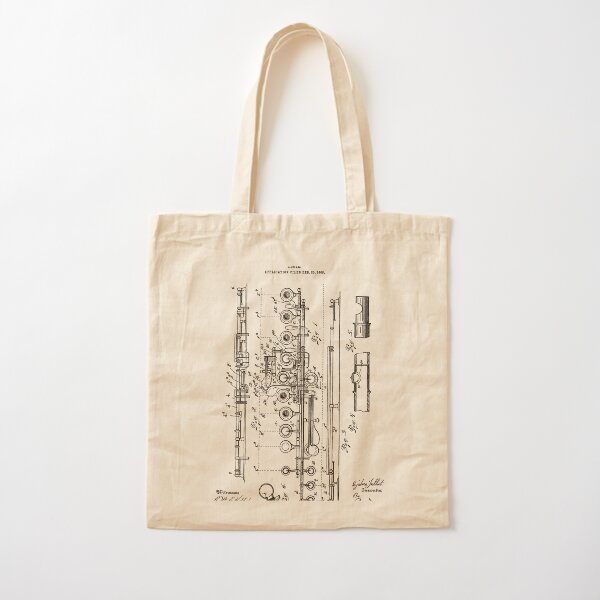 Item preview, Flöte Patent 1908 - Schwarz designed and sold by InkedArtPrints.