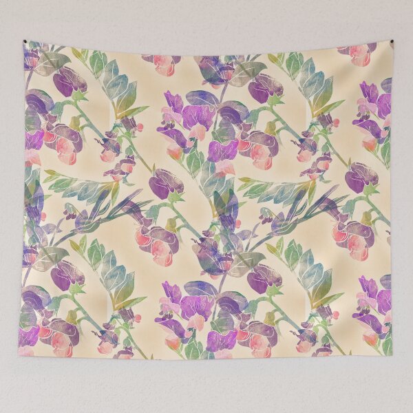 Item preview, Flowers and leaves of garden vetch designed and sold by Shoshina.