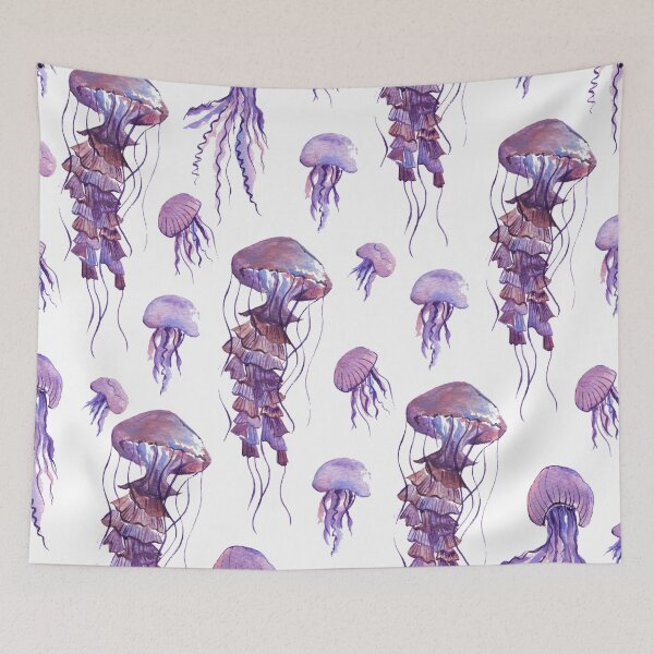 Item preview, Jellyfish | Purple | Watercolour designed and sold by Blessed Be Your Name.
