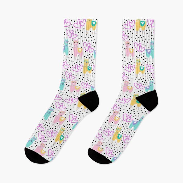 Item preview,  Funky Llamas with glasses and hearts  designed and sold by QCuLT.