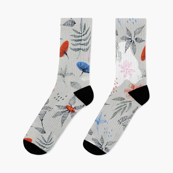 Item preview, Drawing of a fern leaves and flowers designed and sold by Nata-V.
