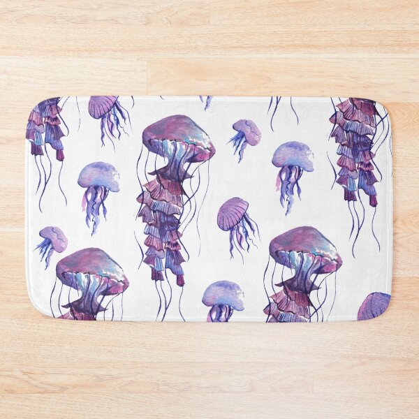 Item preview, Jellyfish | Blue | Watercolour designed and sold by Blessed Be Your Name.