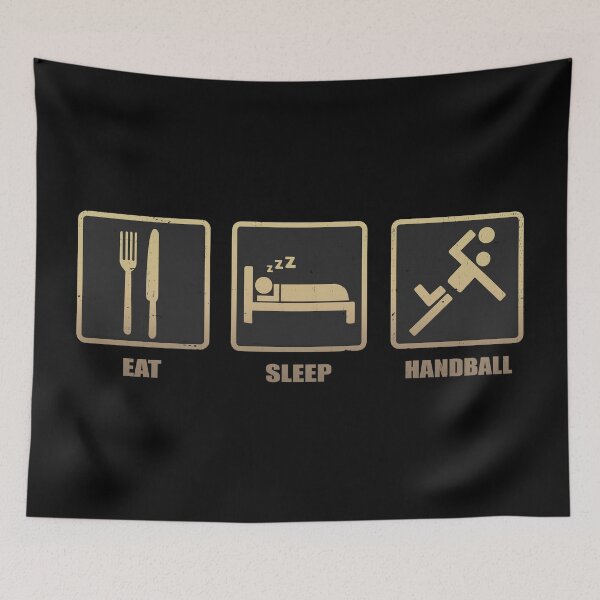 Item preview, Eat Sleep Handball designed and sold by PulpyCrap.