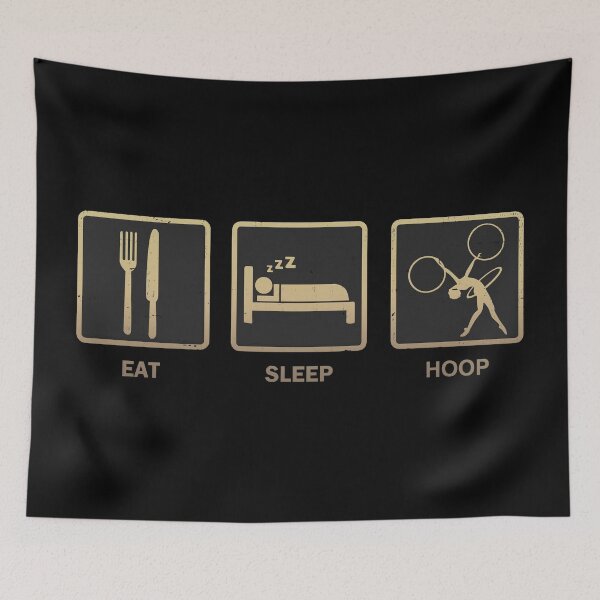 Item preview, Eat Sleep Hoop designed and sold by PulpyCrap.