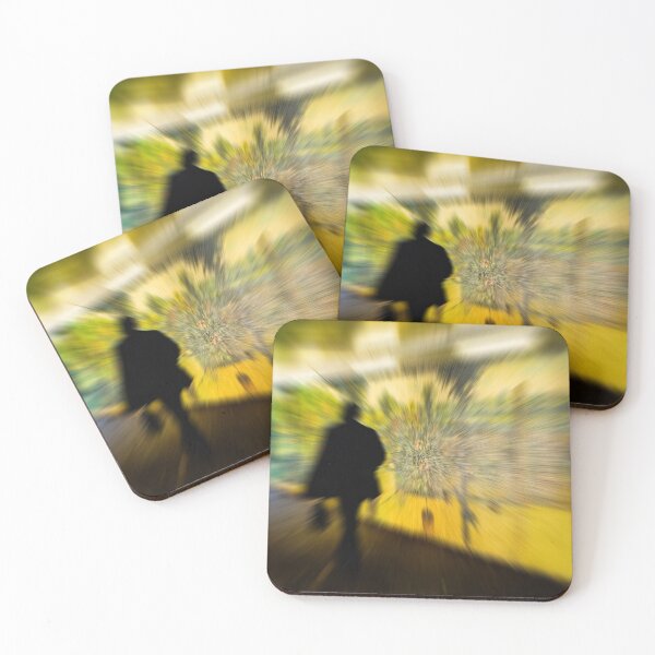 Item preview, Going to Work - a man going to work walking past street art designed and sold by RW Jemmett.