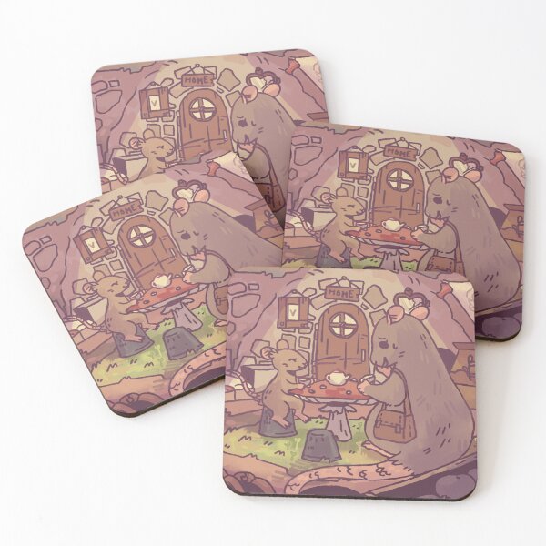 Item preview, Tea With Ms. Mouse and Ms. Rat designed and sold by garden-mouse.