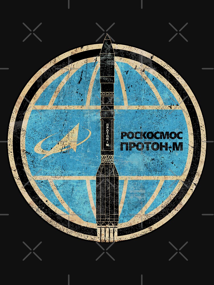 Proton-M Rocket Badge - Roscosmos by BGALAXY