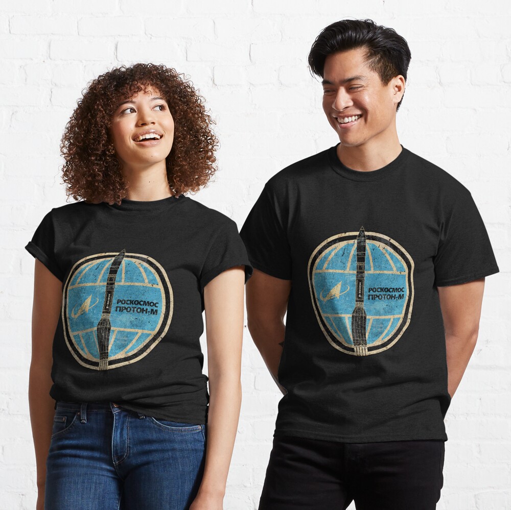 Proton-M Rocket Badge - Roscosmos Classic T-Shirt