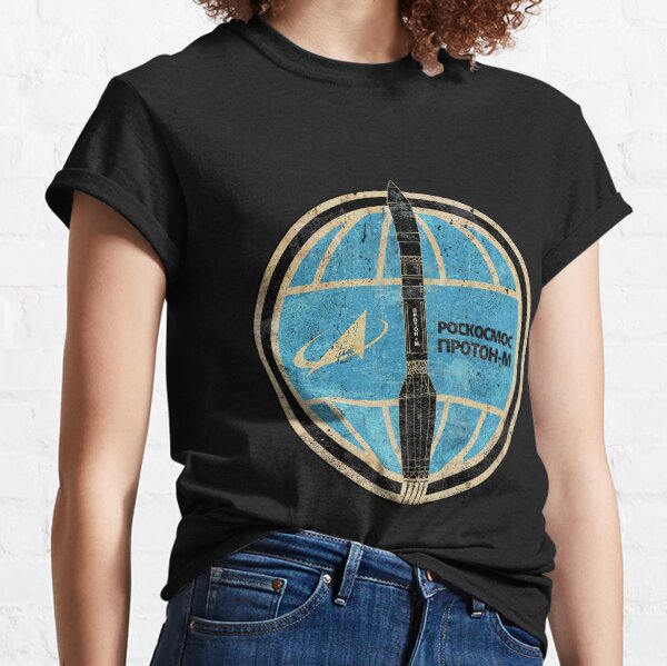 Proton-M Rocket Badge - Roscosmos Classic T-Shirt