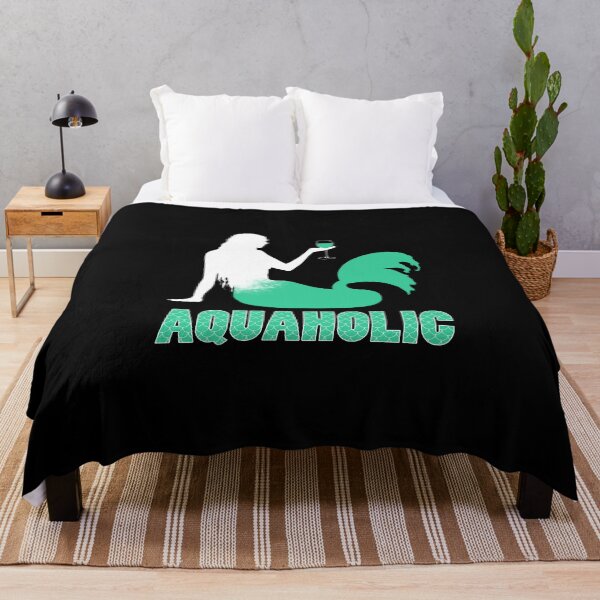Item preview, Aquaholic - Mermaid Wine Lover designed and sold by Superhero Gear.