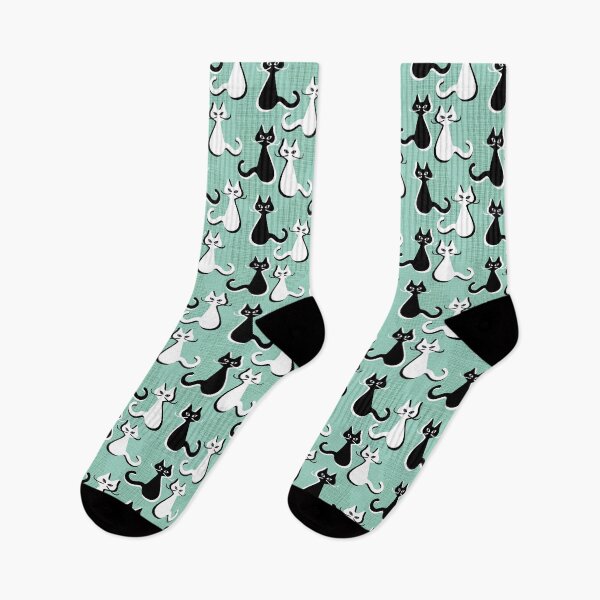 Item preview, Mid century Cats with moustaches  designed and sold by dustydiscoball.