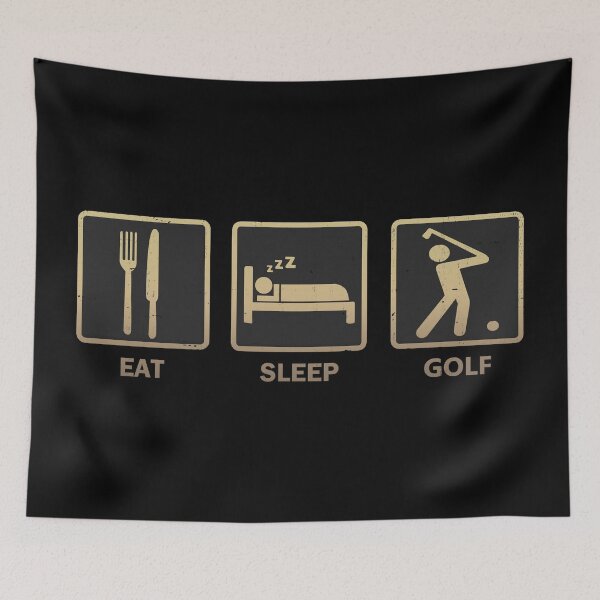 Item preview, Eat Sleep Golf designed and sold by PulpyCrap.