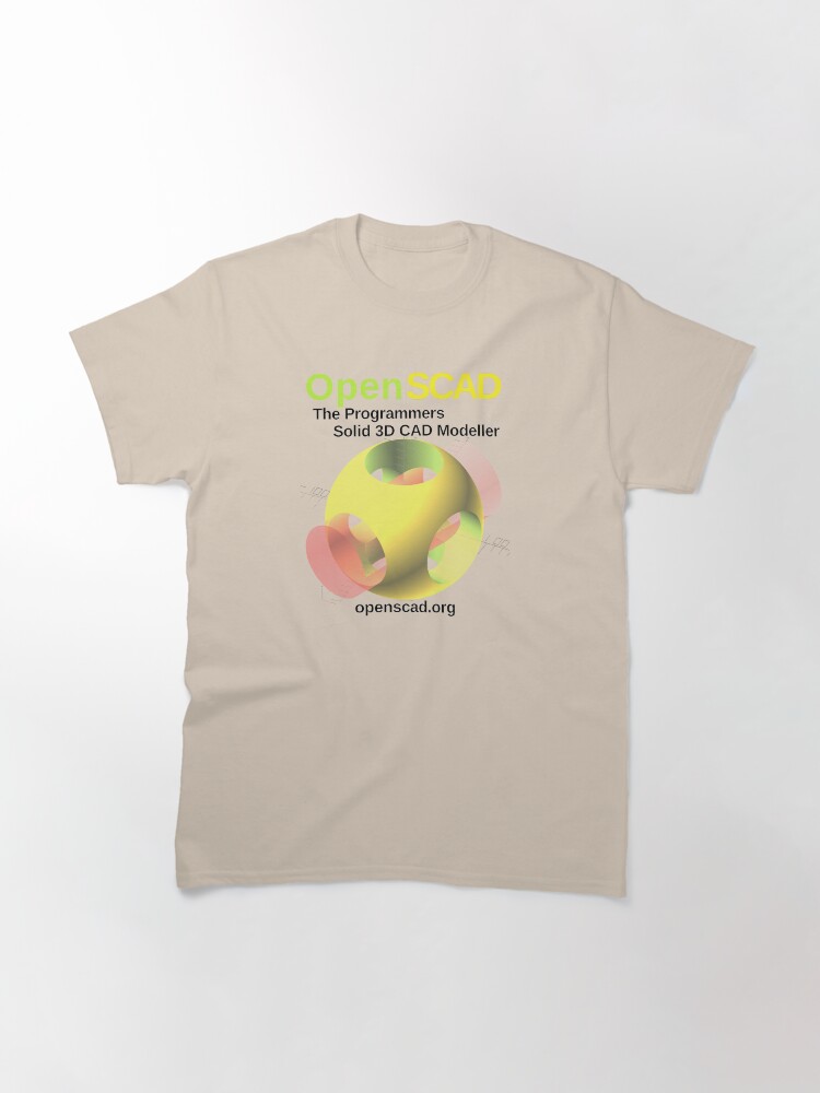 Alternate view of OpenSCAD - the Lighter Side Classic T-Shirt