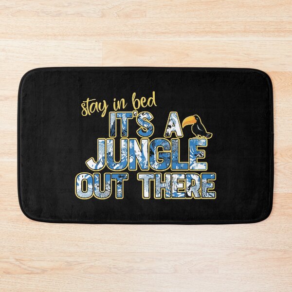 Item preview, Stay In Bed It's A Jungle Out There  print designed and sold by tronictees.