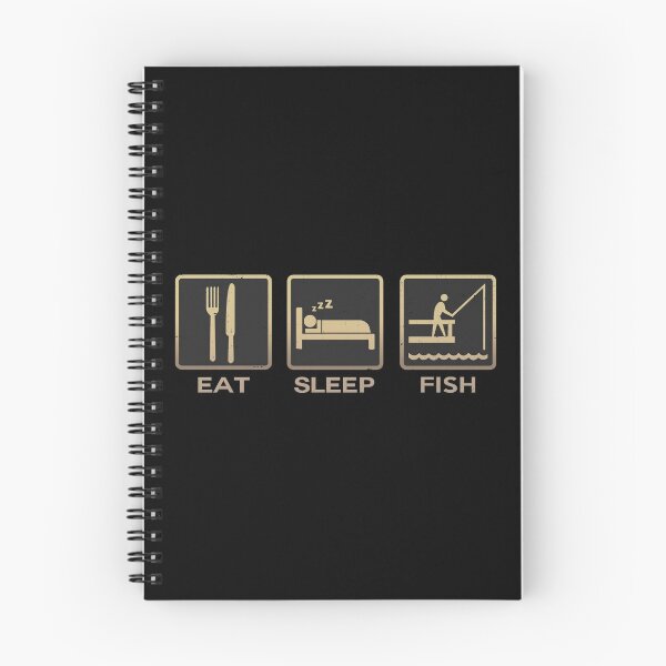Item preview, Eat Sleep Fish designed and sold by PulpyCrap.