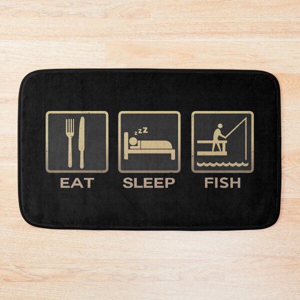 Item preview, Eat Sleep Fish designed and sold by PulpyCrap.