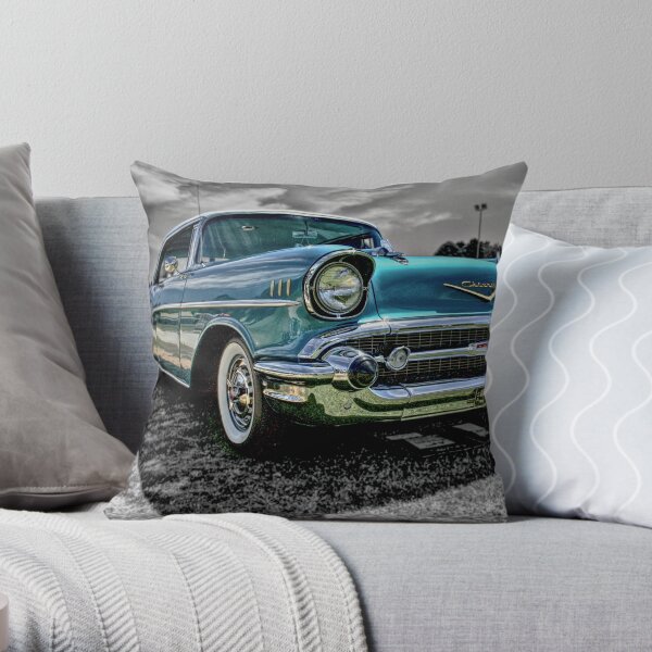 Chevrolet Belair in blau. Dekokissen