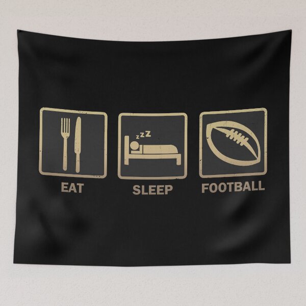 Item preview, Eat Sleep Football designed and sold by PulpyCrap.