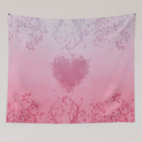 Item preview, Pink floral heart designed and sold by Anteia.