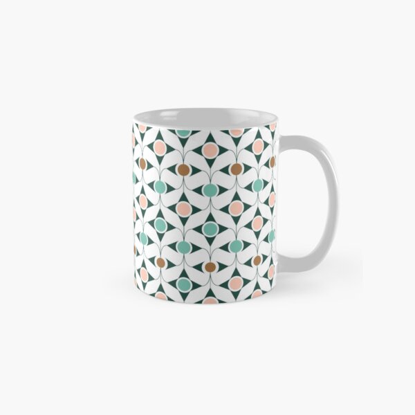 Geometric flowers Classic Mug
