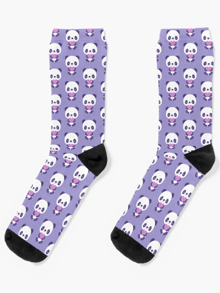 purple baby socks